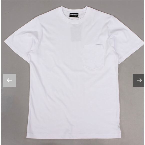 The Hundreds Men's White Perfect Pocket Short Sleeve 100% Cotton T-Shirt Size S - Picture 1 of 7